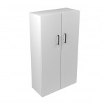 Narbutas Стелаж Nova Basic, 800x360x1444 mm, бял HPL, черна правоъгълна дръжка