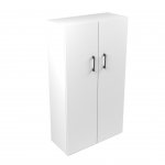 Narbutas Стелаж Nova Basic, 800x360x1444 mm, бял HPL, тъмносива дръжка