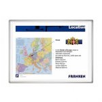 Магнитна бяла прожекционна дъска Franken PRO 200x120