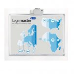 Магнитна бяла дъска с прожекционно покритие Legamaster 122x200 cm, 88 инча