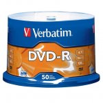 DVD-R Verbatim 16x 4.7 GB шпиндел 50 бр.