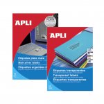 Етикети Apli матово-прозр. 210х297 mm A4 20 л.