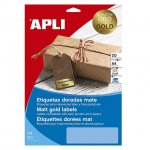 Етикети Apli златисти 63,5 х 29,6 mm А4, 20 л