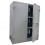 Метален огнеупорен шкаф Brand Mauer 1220KL Сив