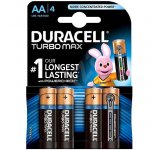 Батерия Duracell Turbo 1.5V LR6/AA 4 бр.