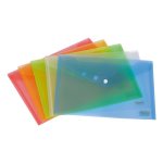 Папка джоб с копче Axent Червен B5