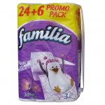 Тоалетна хартия Familia 24+6бр. Magic Flower
Трипластова
Неароматизирана