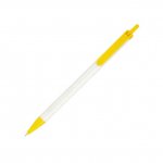 Автоматична химикалка Victoria Син0.7mm Жълт-бял корпус