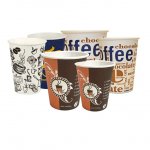 Чаши картонени 12 oz, 330 ml, 100 бр.