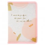 Папка с цип Axent Fleur Цветя A4+, 3 cm Розов