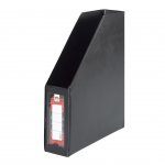 Top Office Органайзер, PVC, със сменяем етикет, черен