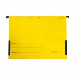 Herlitz Папка за картотека V-образна, с ограничител, жълта, 5 броя