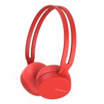 Sony Слушалки WH-CH400, с Bluetooth, червени