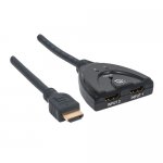 Manhattan Разклонител, с 2 HDMI порта, 1080R, 50 cm