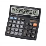 Citizen Настолен калкулатор CT-555 N, 12-разряден, черен