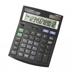 Citizen Настолен калкулатор CT-666N, 12-разряден, черен