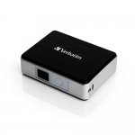 Verbatim Външна батерия, 5200 mAh, с фенрче, черна - сива