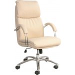 Nowy Styl Директорски стол Nadir Steel Chrome, екокожа, бежов