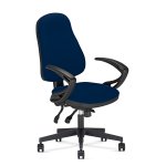 Nowy Styl Работен стол Offix Ergo, дамаска, син