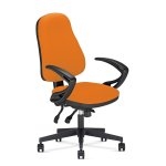 Nowy Styl Работен стол Offix Ergo, дамаска, оранжев