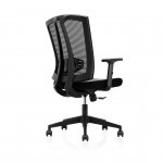 RFG Работен стол Brixen W, дамаска и меш, черна седалка, черна облегалка