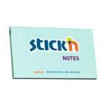 Stick'n Самозалепващи листчета, 76 x 127 mm, 100 листа, пастелносиньо