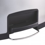 Rubbermaid Кош Slim Jim Front, метален, 30 L, бял