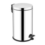 Rulopak Кош за отпадъци, с педал, метален, 12 l