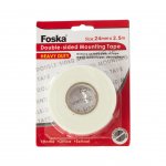 Foska Двойнозалепваща монтажна лента, 18 mm/2 m
