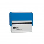 Colop Печат Printer 45, правоъгълен, 25 x 82 mm, син