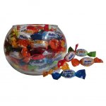 Стъклена купа за дребни бонбони 15 cm