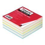 Цветно хартиено кубче Axent Elite Mix залепено 90x90 mm 400 л.