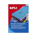 Етикети Apli матово-прозр. 63.5x38.1 mm A4 20 л.