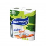 Harmony Кухненска ролка Natural, двупластова, рециклирана, 2 броя