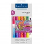 Faber-Castell Акварелни пастели Gelatos, комплект Brights, 12 цвята