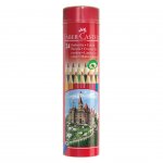 Faber-Castell Моливи Замък, 24 цвята, в цилиндър