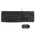 Клавиатура и мишка Logitech Desktop MK120 Черен