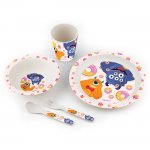Комплект за хранене Kite Jolliers Бамбук 5 части