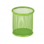Метален кръгъл моливник Kite 80х80х100mm Светлозелен