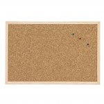Коркова дъска с дървена рамка Bi-Office 30х40 cm