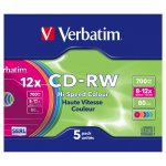 CD-RW Verbatim 12x 700 MB в тънка кутия