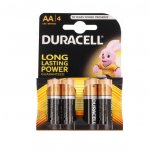 Алкална батерия Duracell Basic 1.5V LR6/AA 4 бр.