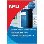Етикети Apli бели полиестер 99.1 x 38.1 mm А4 20 листа