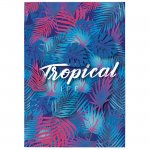 Блок-нот Axent Flowers A5 50 л. Бял Tropics-2