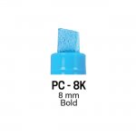Маркер Uni PC-8K 8 mm Флуоресцентно светлооранже