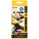 Цветни моливи Kite Transformer двустранни 12 бр.
