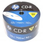 CD-R Hewlett Packard 700 MB, 52x, 50 броя във фолио