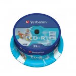 CD-R Verbatim Printable 52 x700 MB шпиндел 25 бр