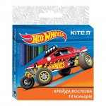 Пастели Kite Hot Wheels Wax Crayons 12 цвята