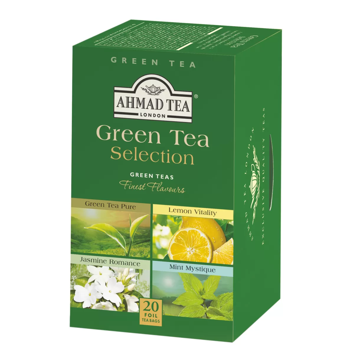 Ahmad Tea Чай „Зелен селекция“, 2 g, в пакетче, 20 броя